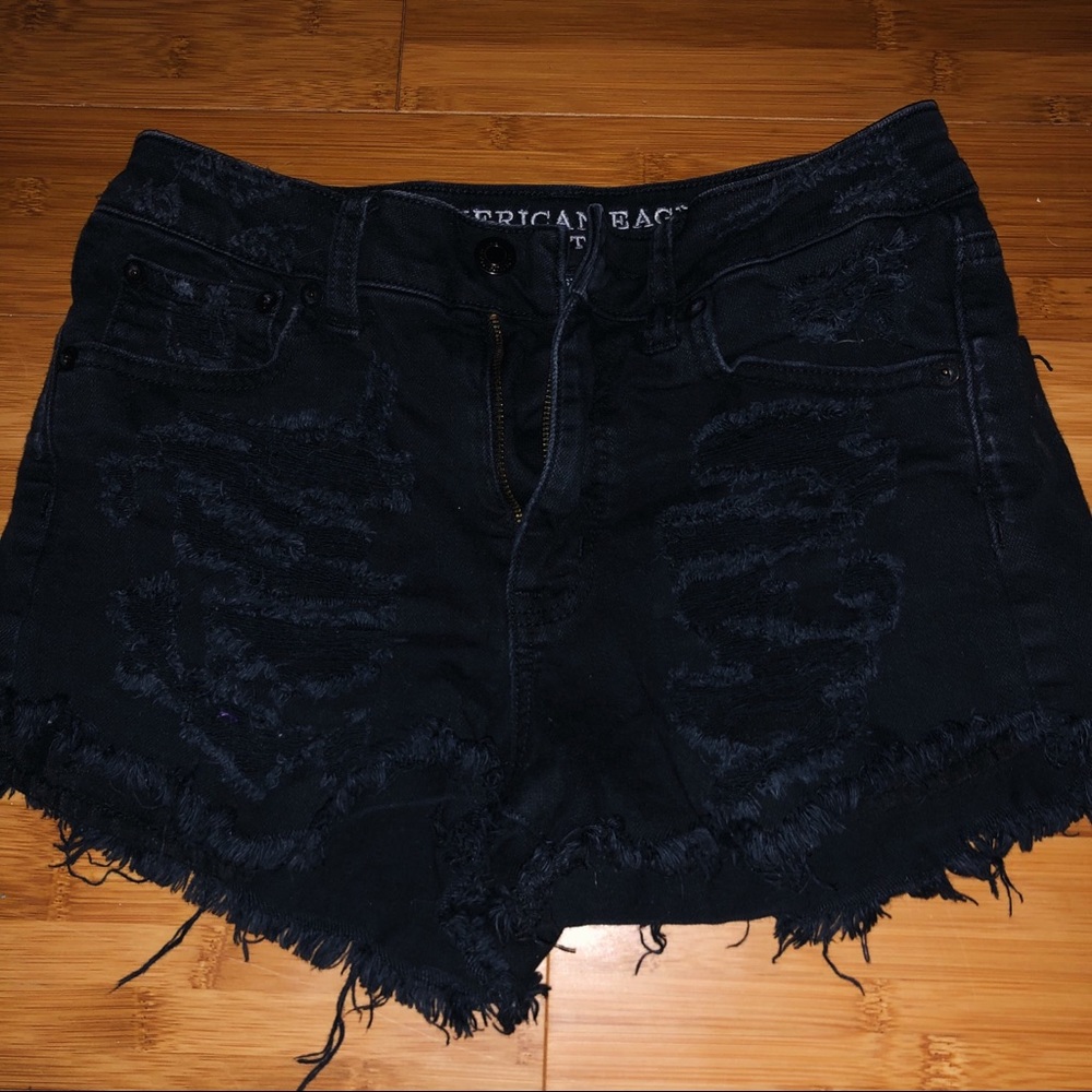 American Eagle Distressed Denim Shorts